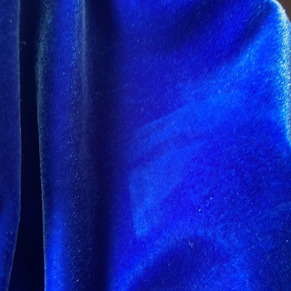 Vintage Lord and Taylor royal blue velvet velour super soft turtleneck top sz M - Picture 11 of 11